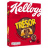 LOT DE 4 - KELLOGG'S - Trésor Céréales fourrées au chocolat noisette - boîte de 375 g