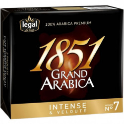 LEGAL - 1851 Grand Arabica Intense Café Moulu - 500 g