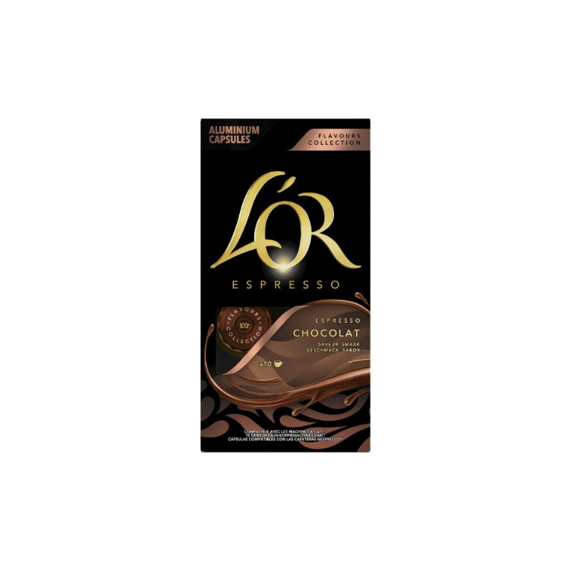 L'OR ESPRESSO - Chocolat Café capsules Compatibles Nespresso - boite de 10 capsules