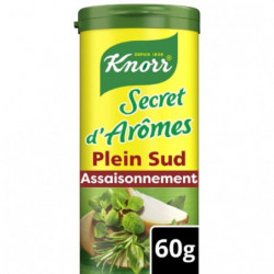 LOT DE 3 - KNORR - Secrets d'arômes Arome Plein Sud - boite de 60 g