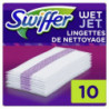 LOT DE 3 - SWIFFER - WetJet Lingettes de nettoyage pour sols - 12 lingettes