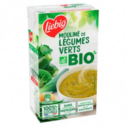 LOT DE 5 - LIEBIG - Soupe bio Mouliné de légumes verts - brique de 1 L