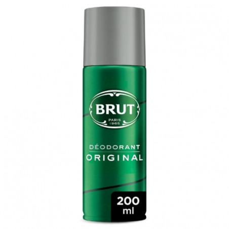 BRUT - Original Déodorant spray Longue durée Anti-traces - 200 ml