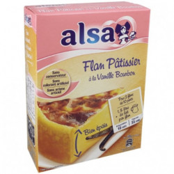 LOT DE 4 - ALSA - Préparation flan pâtissier aux ufs - paquet de 720 g