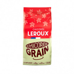 LOT DE 6 - LEROUX - Chicorée torréfiée en Grains - Chicorée - paquet de 520 g
