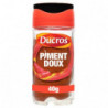 LOT DE 5 - DUCROS - Piment Doux Moulu - flacon de 40 g
