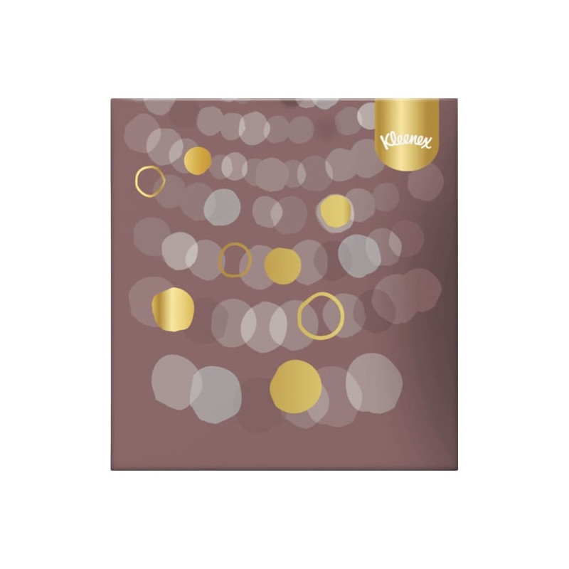 LOT DE 2 - KLEENEX - Mouchoirs Ultra Soft - boite Cubique de 56 Mouchoirs