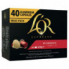 L'OR - Splendente Intensité 7 - boite de 40 capsules de café compatibles Nespresso