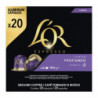 LOT DE 4 - L'OR - Espresso Profondo Lungo Intensité 8 - 20 Capsules de café en aluminium Compatible Nespresso