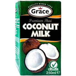 LOT DE 3 - GRACE - Lait de coco - brique de 250 ml