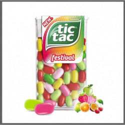 LOT DE 6 - TIC TAC - Bonbons Festival - boite de 54 g