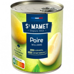 LOT DE 4 - ST MAMET - Poires Au Sirop - boite de 455 g net égoutté