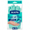 MAPA - Gants de ménage Fleur de peau taille M 7-7 1/2 - Une paire de gants