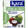 LOT DE 4 - KARA - Crème de coco - brique de 200 ml