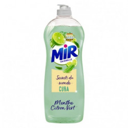 LOT DE 3 - MIR - Vaisselle Secrets du Monde Cuba Menthe Citron Vert - flacon de 750ml