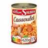 LOT DE 6 - WILLIAM SAURIN - Cassoulet mitonné - boite de 420 g