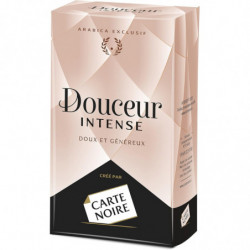 LOT DE 4 - CARTE NOIRE - Douceur Intense Café moulu - Paquet de 250 g