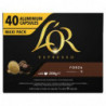L'OR Espresso - Café Forza Intensité 9 - Capsules de café compatibles Nespresso - Paquet de 40 capsules