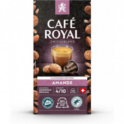 CAFE ROYAL - Amande Café Compatibles Nespresso - boite de 10 capsules