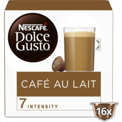LOT DE 3 - DOLCE GUSTO - Café au Lait Café capsules Compatible Dolce Gusto - 16 Capsules - 168 g