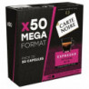CARTE NOIRE - Café Espresso Intense N°9 Compatibles Nespresso - Paquet de 50 capsules
