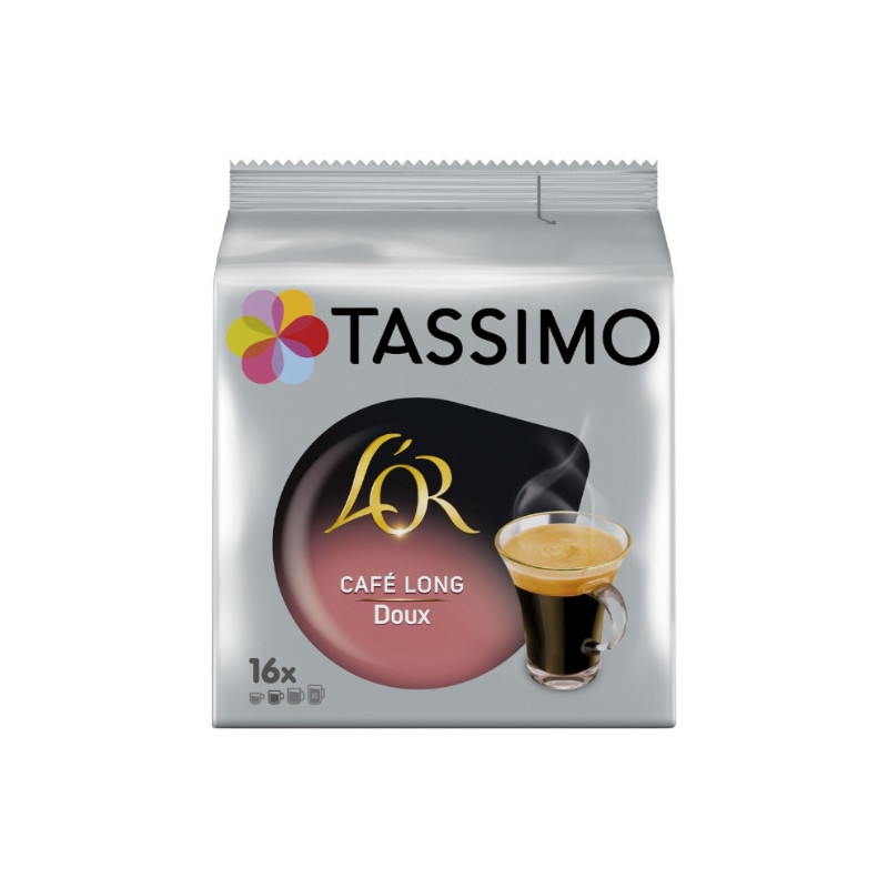 TASSIMO - L'OR Long Doux Café Dosettes - boite de 16 Capsules
