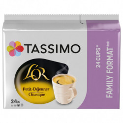TASSIMO - L'Or Petit Déjeuner Classique Café - paquet de 24 Dosettes