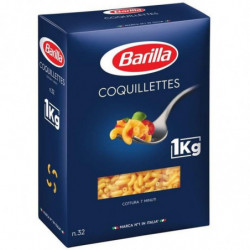 LOT DE 10 - BARILLA - Pâtes Coquillettes - paquet de 1 Kg