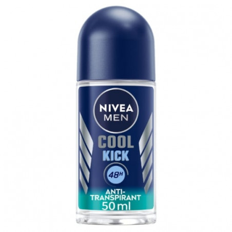 NIVEA MEN - Cool Kick 48h Déodorant Bille homme - roll-on de 50 ml