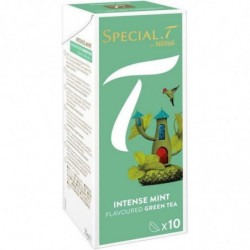 SPECIAL T - Intense Mint - Thé vert à la menthe intense - 10 Capsules pour machine Special T