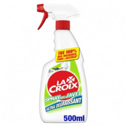 LOT DE 5 - LA CROIX - Spray avec Javel Ultra Dégraissant - spray de 500 ml
