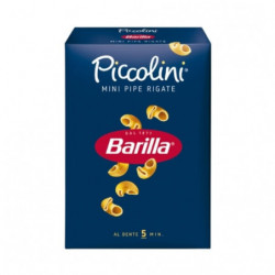 LOT DE 5 - BARILLA - Pâtes Piccolini mini Pipe Rigate - boite de 500 g