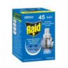 LOT DE 5 - RAID - Recharge Electrique Liquide anti-moustiques 45 nuits Sans Parfum - Recharge de 27 ml