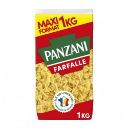 LOT DE 4 - PANZANI - Pâtes Farfalle - paquet de 1 kg