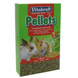 LOT DE 5 - VITAKRAFT - Pellets malt Aliment pour lapin nain - boite de 800 g