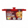 LOT DE 6 - WILLIAM SAURIN - Poulet forestier Sauce Forestière Plat cuisiné - Cocotte de 400 g