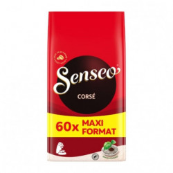 LOT DE 5 - SENSEO - Corsé Café dosettes Compatibles Senseo - paquet de 60 dosettes - 416 g