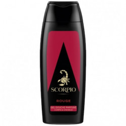 SCORPIO - Rouge Gel douche parfumé homme passion revigorante - 250 ml