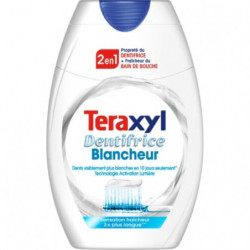 LOT DE 4 - TERAXYL - Dentifrice 2 en 1 Blancheur - flacon de 75 ml