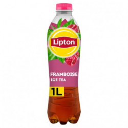 LIPTON - Ice Tea thé Framboise - bouteilles de 1 l