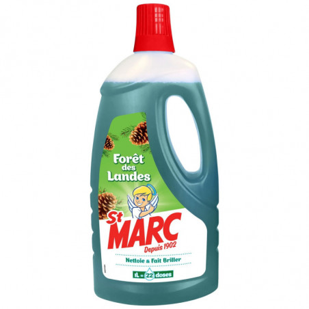 LOT DE 3 - ST MARC - Senteur Forêt Des Landes Nettoyant Ménager - bidon de 1 l