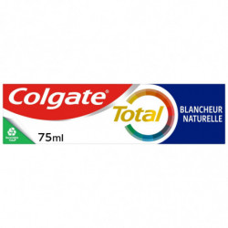COLGATE - Total Blancheur naturelle Dentifrice -  tube de 75 ml