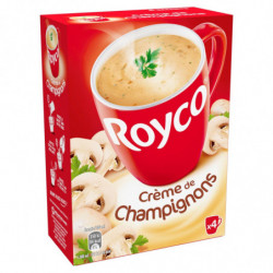 LOT DE 5 - ROYCO - Soupe Minute Soup Crème de Champignons déshydratée - boite de 60 g