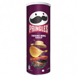 LOT DE 3 - PRINGLES - Chips tuiles Texas Barbecue BBQ - boîte de 175 g