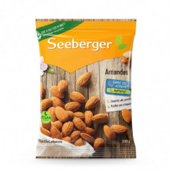SEEBERGER - Amandes Décortiquées natures - sachet de 200 g