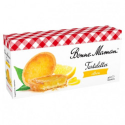 LOT DE 4 - BONNE MAMAN - Biscuits Tartelettes Au Citron - paquet de 125 g