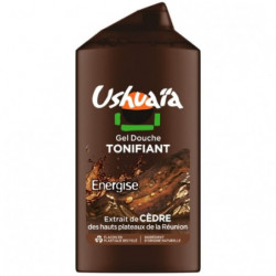 LOT DE 4 - USHUAIA - Douche Tonifiant Extrait De Cèdre - flacon de 300 ml