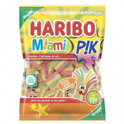 LOT DE 6 - HARIBO - Bonbons Miami Pik - paquet de 200 g