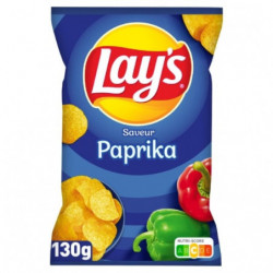 LAY'S - Chips Saveur Paprika - sachet de 130 g