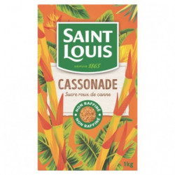 LOT DE 6 - SAINT LOUIS - Cassonade - paquet de 1 kg